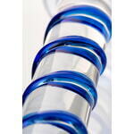 Нереалистичный фаллоимитатор Sexus Glass, стекло, прозрачный, 17 см
