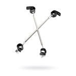Комплект бондажный TOYFA Theatre, кожа-металл, черный