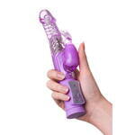 Вибратор с клиторальным стимулятором TOYFA A-Toys High-Tech fantasy, TPE, фиолетовый, 22, 5 см
