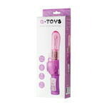 Вибратор с клиторальным стимулятором TOYFA A-Toys High-Tech fantasy, TPE, фиолетовый, 22,4 см