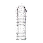 Насадка на пенис TOYFA A-Toys Tark, TPR, прозрачный, 15,3 см