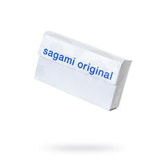 Презервативы Sagami, original Quick 0.02, полиуретан, 17 см, 5,5 см, 6 шт.