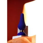 Анальная втулка ToDo by Toyfa Сlassic, размер L, силикон, синяя, 13 см, Ø 4,6 см