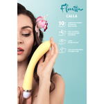 Вибратор Flovetta by Toyfa Calla, силикон, желтый, 22 см
