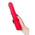 Пульсатор Gravity Lovense TPE, красный, силикон, 25,9 см