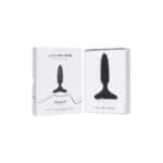 Анальная втулка LOVENSE Hush 2 (XS), силикон, черная, 12,1 см