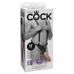 Страпон система с насадкой фаллосом 11 Hollow Strap-On Suspender System
