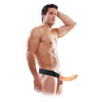 Полый страпон на ремне телесный Fetish Fantasy Series 8 Hollow Strap-On