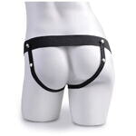 Перезаряжаемый вибрострапон Fetish Fantasy 7 Hollow Rechargeable Strap-On Remote Tan