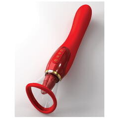 Двухсторонний вибростимулятор Fantasy For Her Ultimate Pleasure 24K Gold Luxury Edition