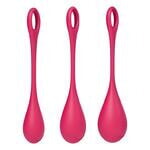 Набор одинарных вагинальных шариков Yoni Power 1 (красный)