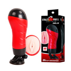 Мастурбатор вагина с вибрацией в тубе Crazy Bull DELIA