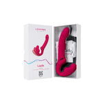 Страпон LOVENSE Lapis, силикон, красный, 23 см