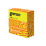 Презервативы Ganzo, juice, латекс, аромат, 18 см, 5,2 см, 3 шт.