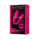 Вибратор для пар eroTeq Prawno с пультом ДУ, силикон, розовый, 18 см