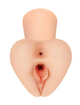 Мастурбатор вагина и анус Pick Your Pleasure XL Stroker, телесный