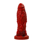 Вибратор Black&Red by Toyfa Monster Docus, силикон, красно-черный, 20 см