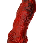 Вибратор Black&Red by Toyfa Monster Docus, силикон, красно-черный, 20 см