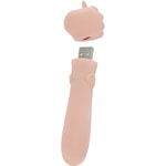 Вибропуля Unihorn USB - Heart Throb, светло-розовый