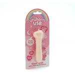 Вибропуля Unihorn USB - Heart Throb, светло-розовый