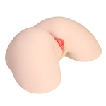 Jenny Onahole Real Vagina Мастурбатор полуторс с двойным слоем, с вибрацией