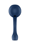 Вибратор для точки G  с вакуумно-волновой стимуляцией Satisfyer Pro+ Wave 4 APP, силикон, синий