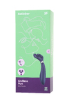 Многофункциональный стимулятор для пар Satisfyer Endless Fun, силикон, синий, 23,5 см.